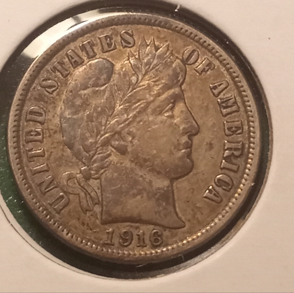 1916 Barber Dime (DDO) HighGrade